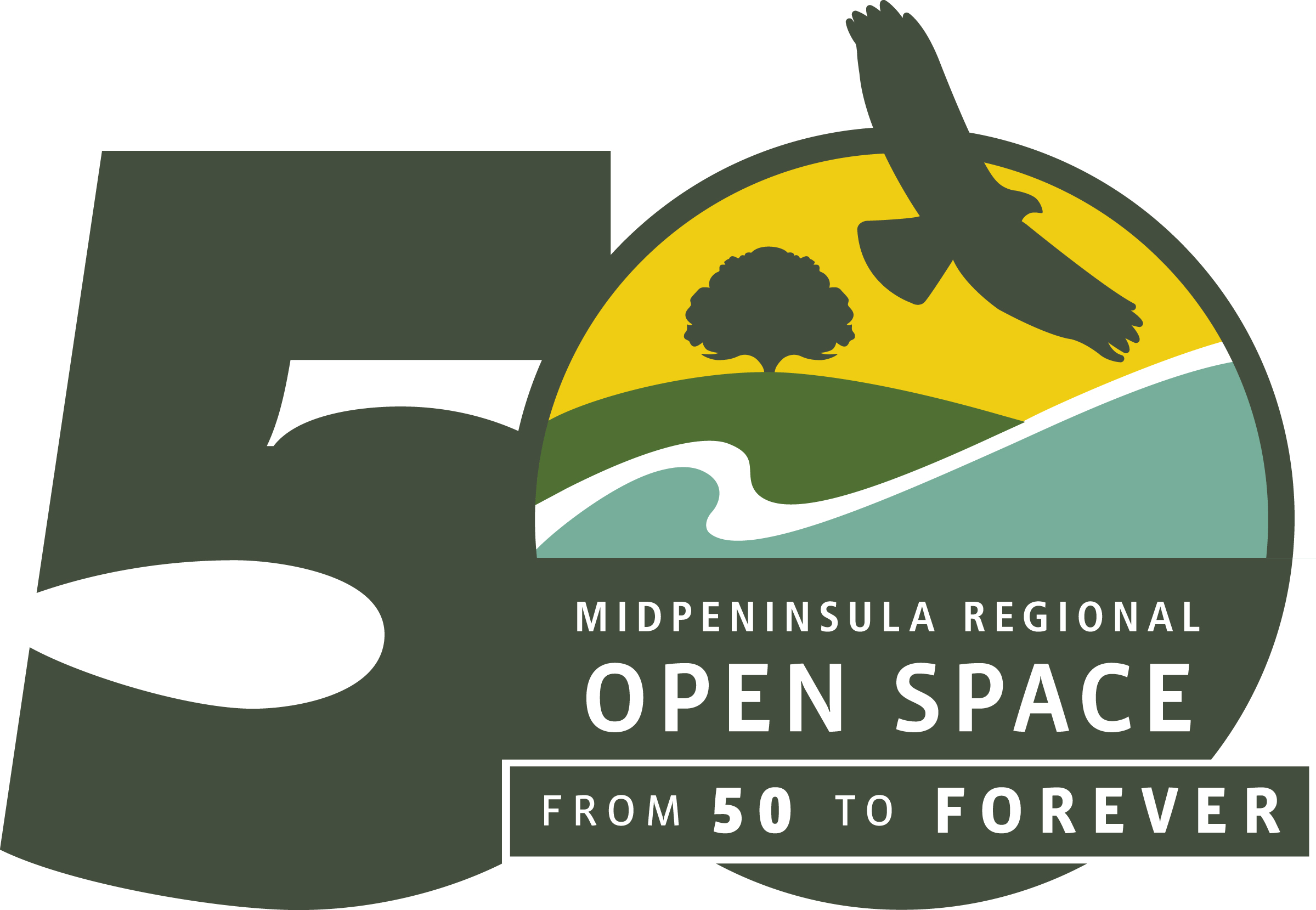 Midpen 50th Logo